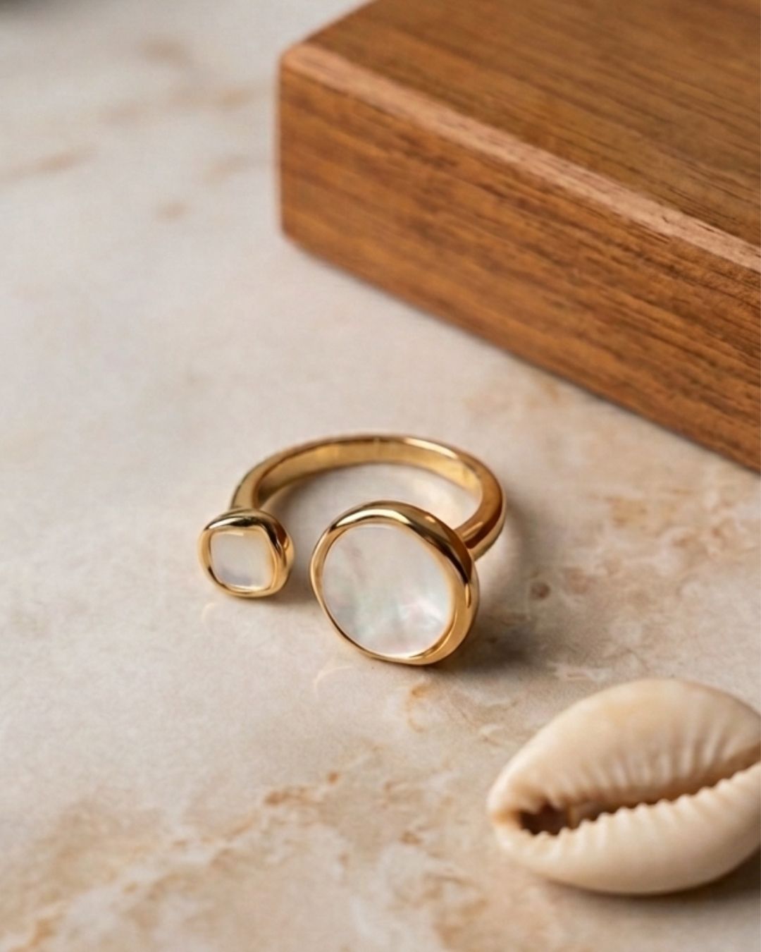 Gold-Plated Minimalist Open Cuff Bracelet