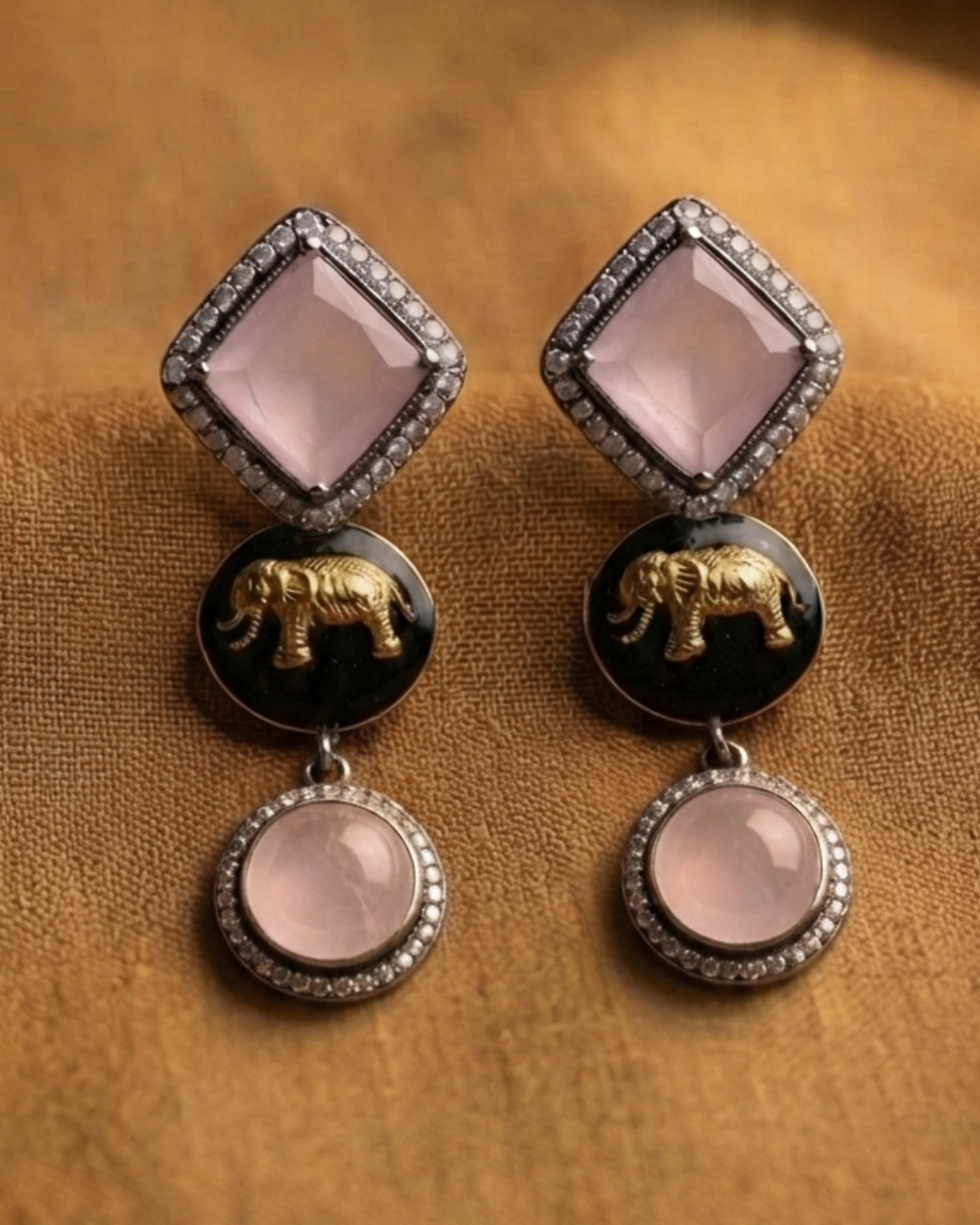 Sabyasachi Inspired Multicolor Gemstone Statement Necklace Set